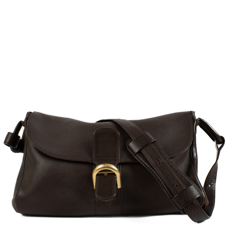 Shop 100% authentic second hand Delvaux Brown Brillant Besace Bag on Labellov.com