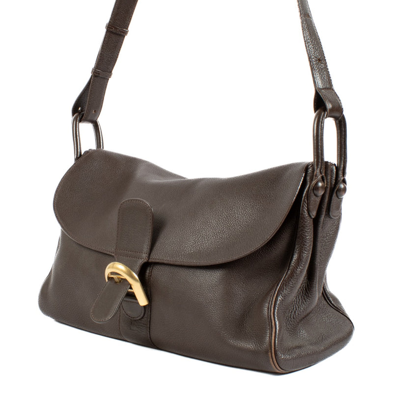 Shop 100% authentic second hand Delvaux Brown Brillant Besace Bag on Labellov.com