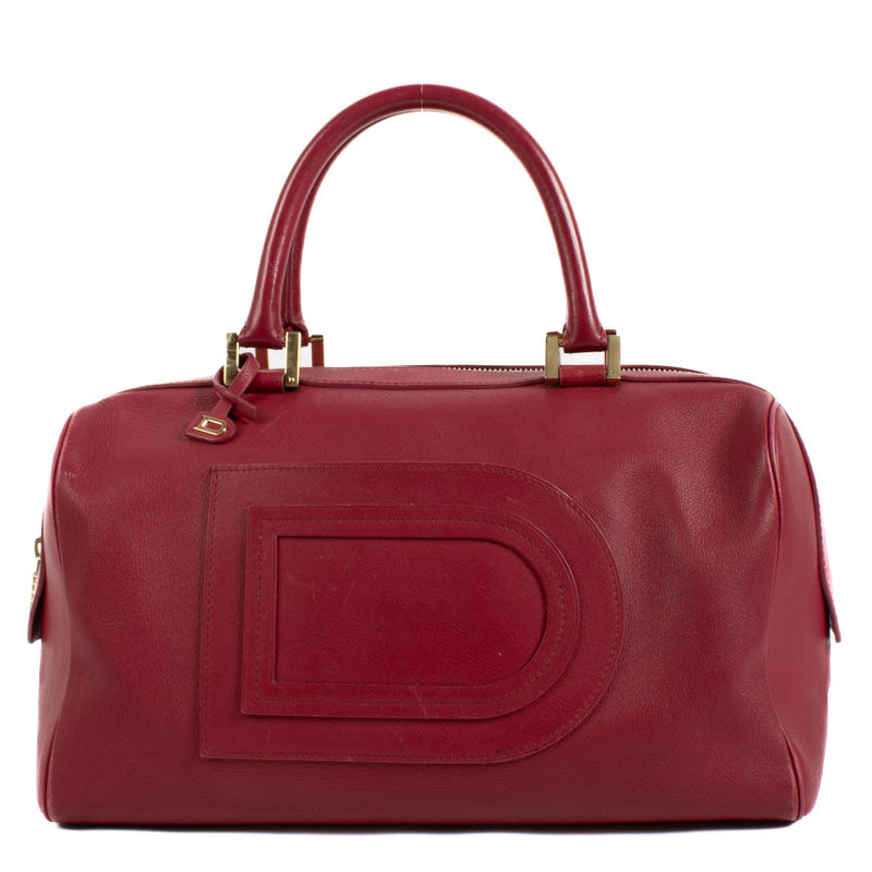 Shop 100% authentic second hand Delvaux Pink Louise Boston on Labellov.com