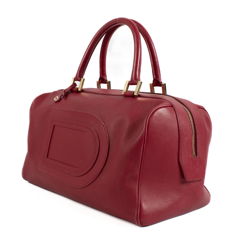 Shop 100% authentic second hand Delvaux Pink Louise Boston on Labellov.com