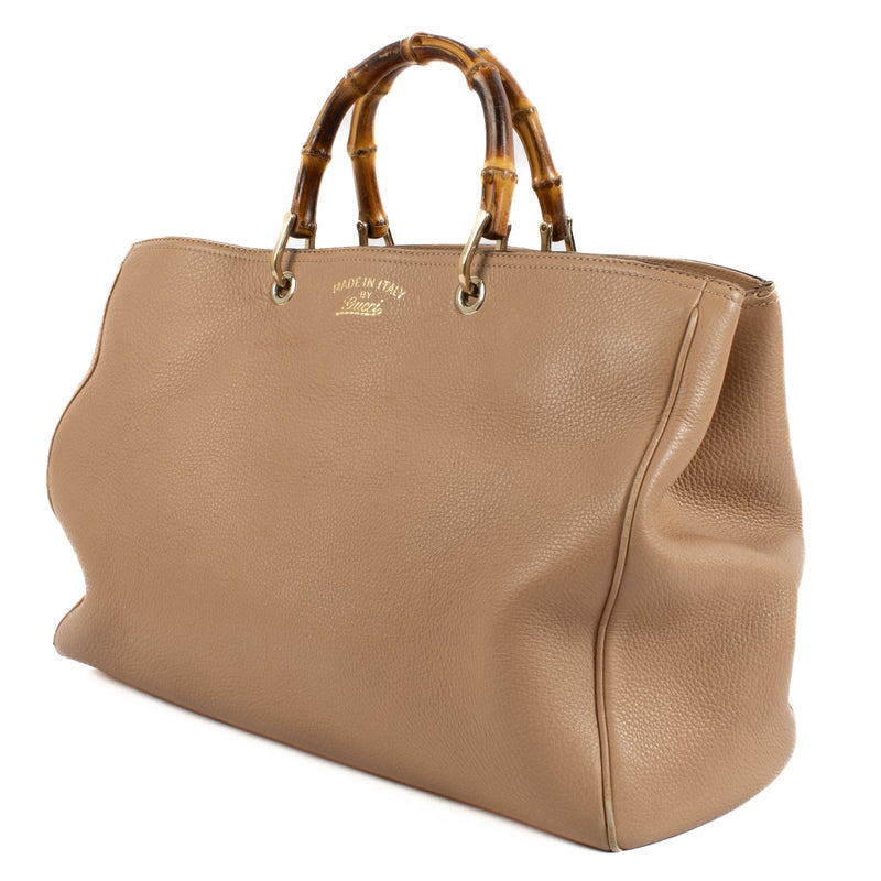 Shop 100% authentic second hand Gucci Beige Bamboo Shopper Large on Labellov.com