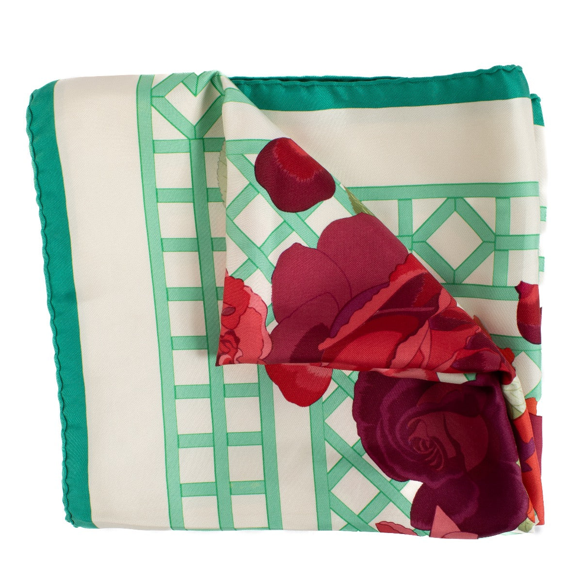 Shop 100% authentic second hand Hermès Roseraie Silk Scarf on Labellov.com
