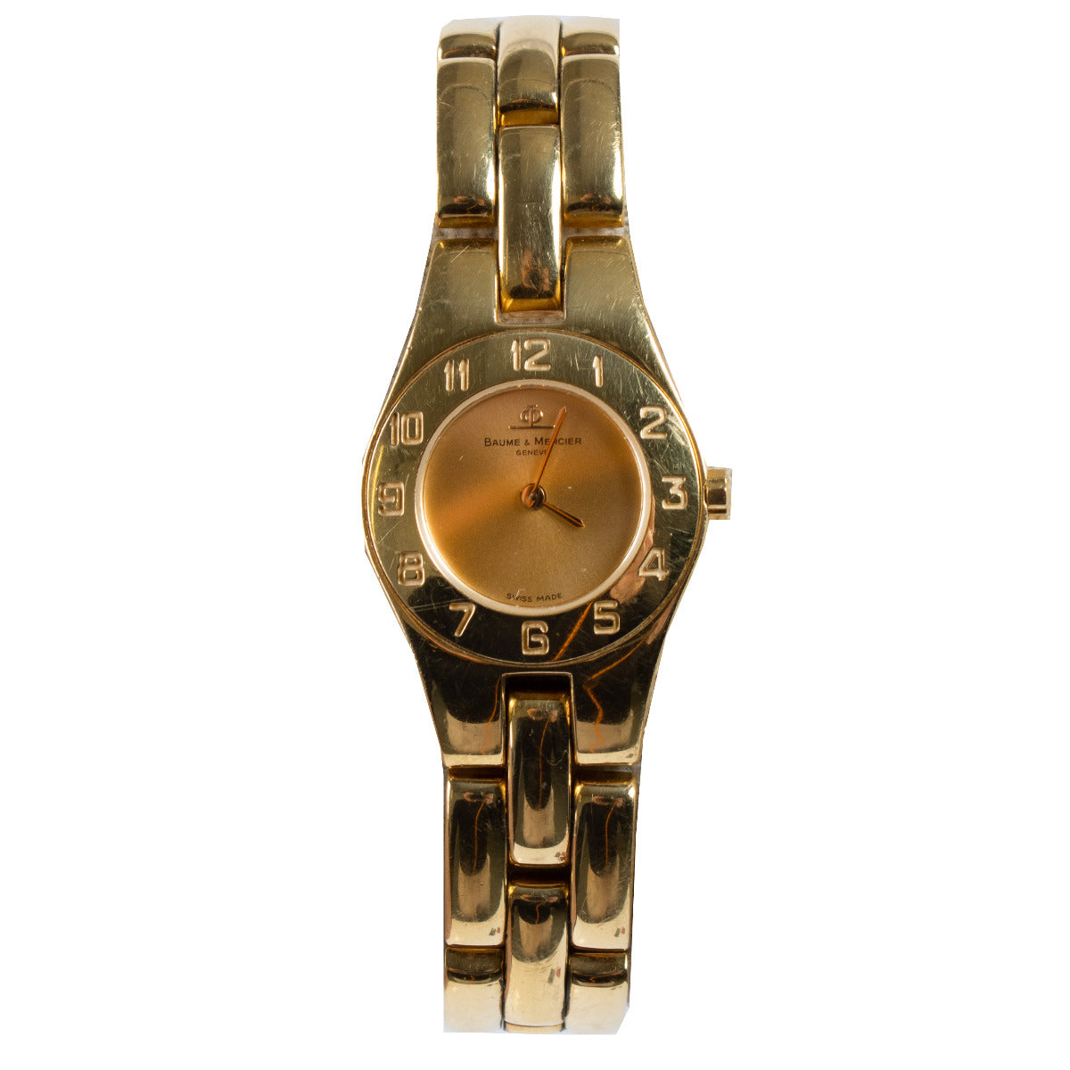 Baume & Mercier 18k Gold Quartz Linea Watch