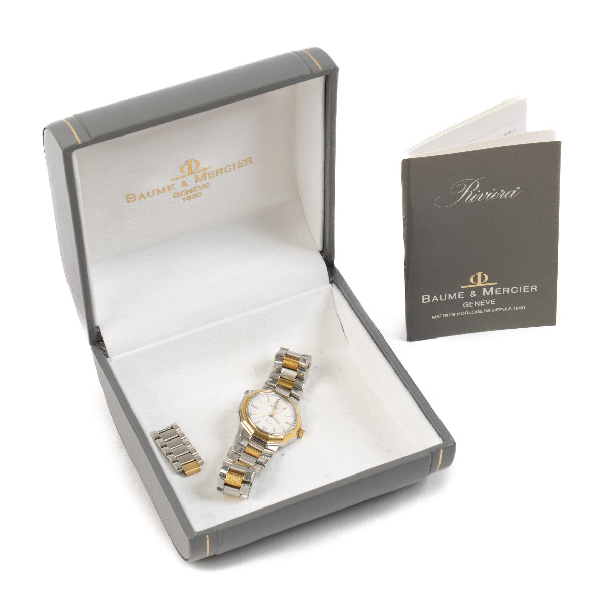 Baume & Mercier Steel/Gold Riviera 5231 Watch