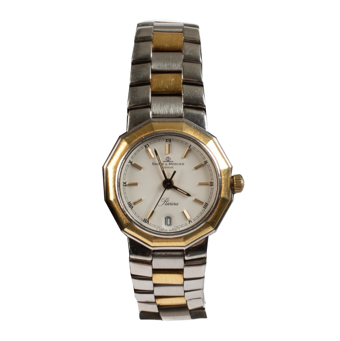 Baume & Mercier Steel/Gold Riviera 5231 Watch