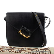 shop 100% authentic second hand Delvaux Blue Leather Shoulder Bag on Labellov.com