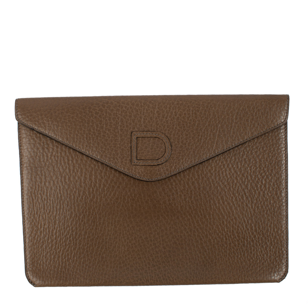 Delvaux Taupe Clutch