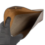 Delvaux Taupe Clutch