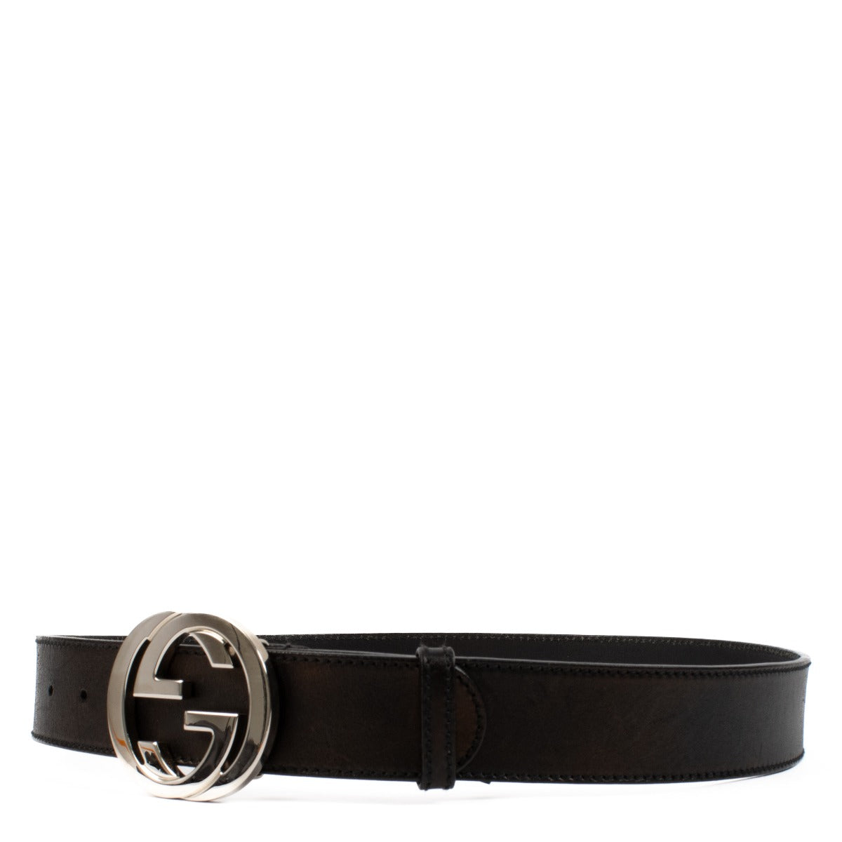 Shop 100% authentic secondhand Gucci Black GG Belt - Size 85 on Labellov.com