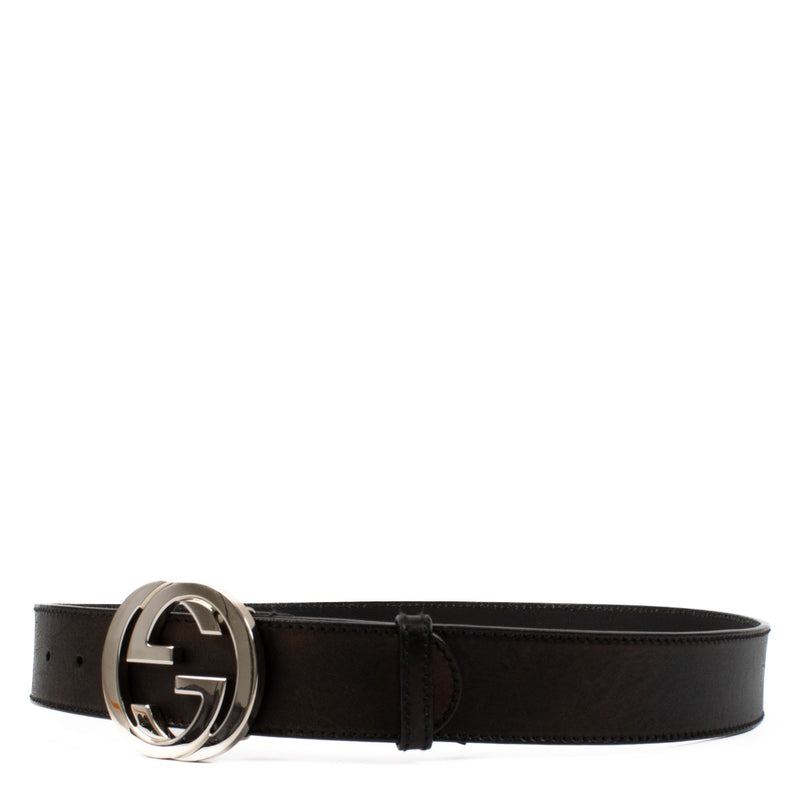 Shop 100% authentic secondhand Gucci Black GG Belt - Size 85 on Labellov.com
