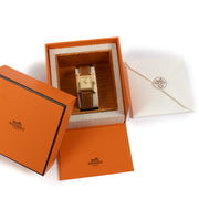 shop 100% authentic second hand Hermès Gold Heure H 21mm Watch on Labellov.com