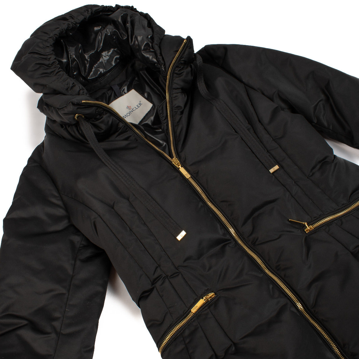 Doudoune Moncler Nancy en nylon noir - Taille 3