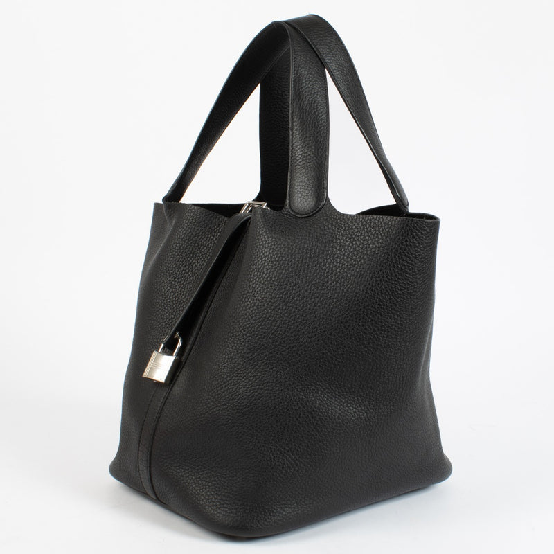 Hermès Picotin Lock 26 Black Clemence PHW