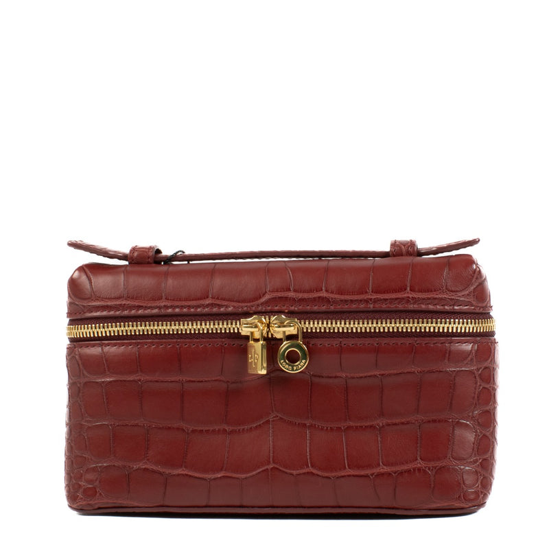 Loro Piana Alligator Extra Pocket L16 Belt Bag