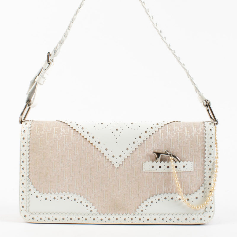 Authentic Second Hand Christian Dior Pink DTrick Shoulder Bag on Labellov.com