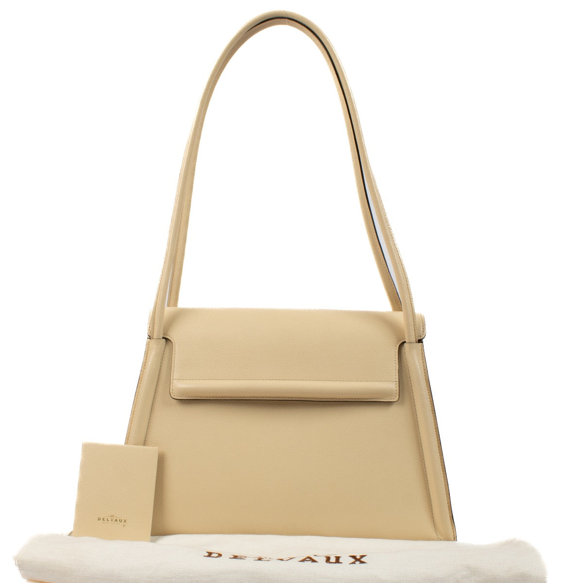 shop 100% authentic second hand Delvaux Beige Jumping Arpege Bag on Labellov.com
