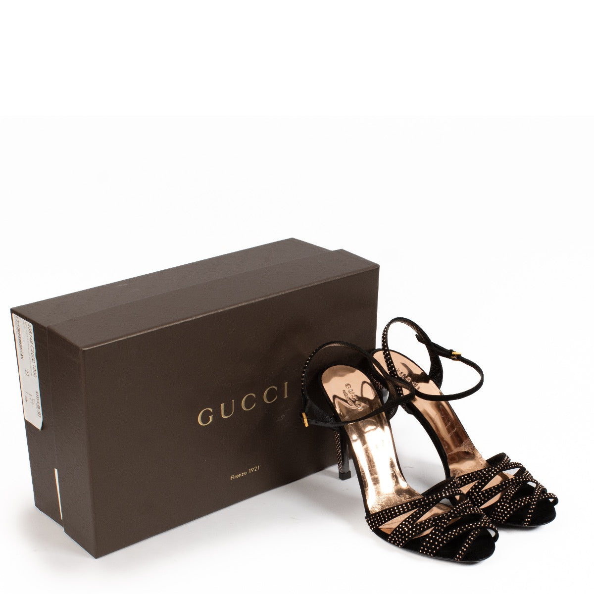 shop 100% authentic second hand Gucci Black Glitter Heels - Size 39 on Labellov.com