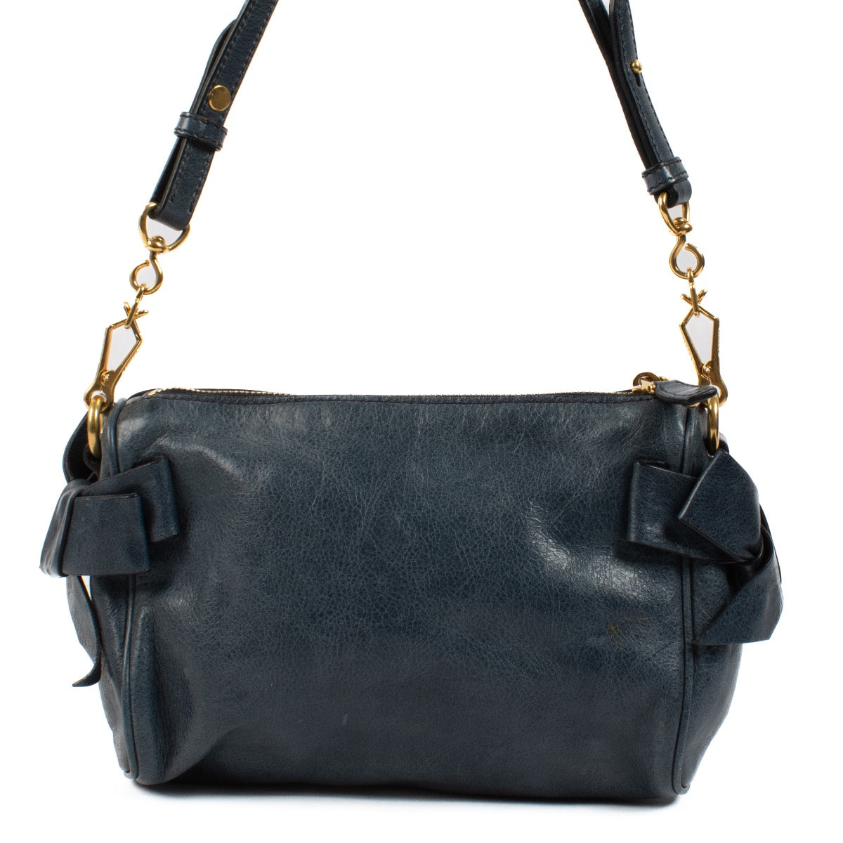 shop 100% authentic second hand Miu Miu Blue Mini Bag on Labellov.com