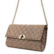 shop 100% authentic second hand Valentino Garavani Blush Rockstud Chain Clutch on Labellov.com