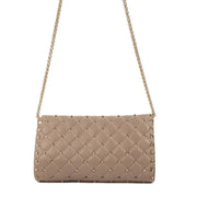 shop 100% authentic second hand Valentino Garavani Blush Rockstud Chain Clutch on Labellov.com