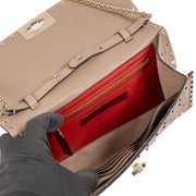 shop 100% authentic second hand Valentino Garavani Blush Rockstud Chain Clutch on Labellov.com
