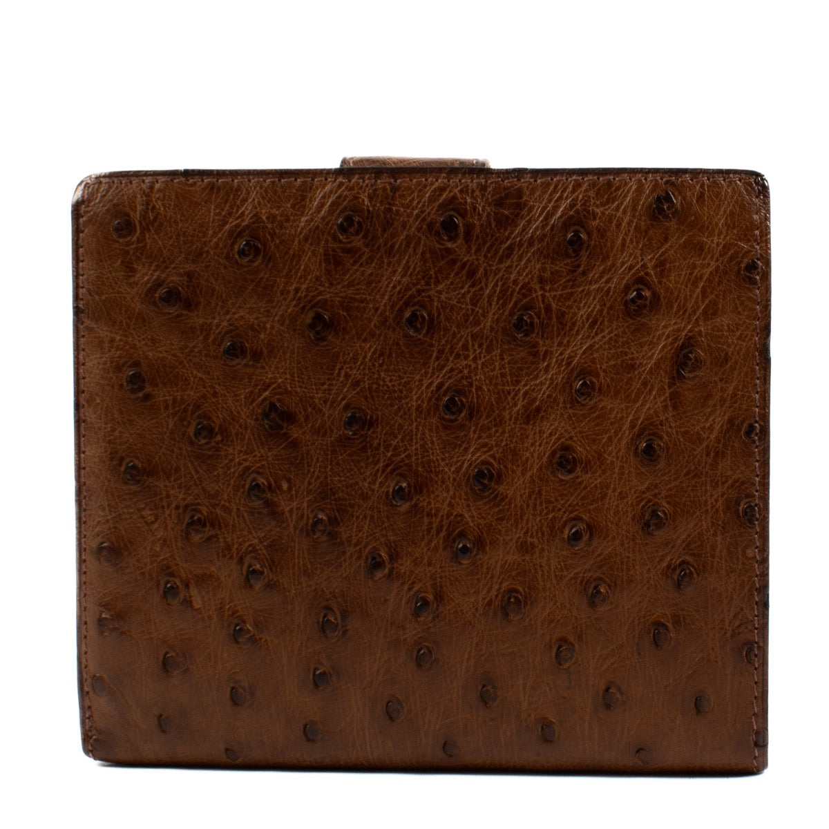 shop 100% authentic second hand Delvaux Brown Ostrich Small Wallet on Labellov.com