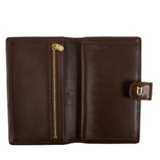 shop 100% authentic second hand Delvaux Brown Ostrich Wallet on Labellov.com
