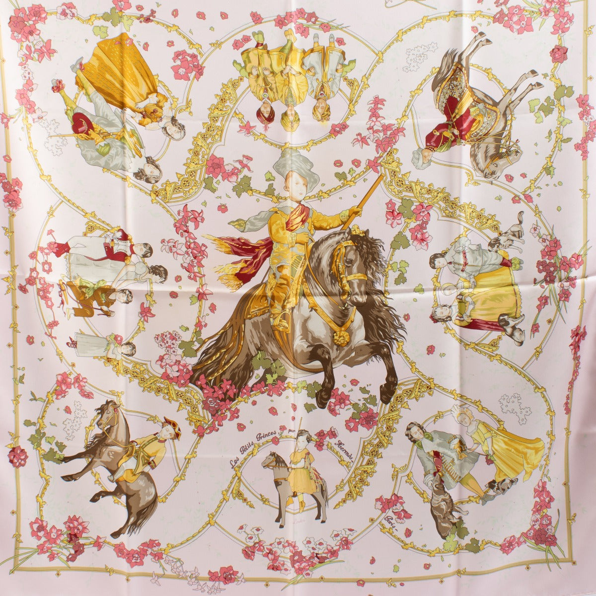 Hermès Les Petits Princes 90 Silk Scarf