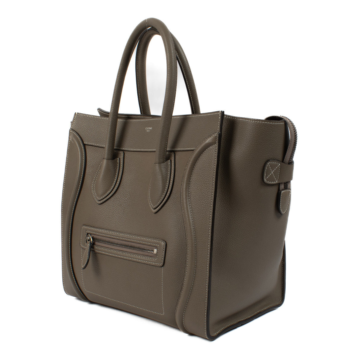 Celine Souris Drummed Calfskin Mini Luggage Bag aan de beste prijs te koop.