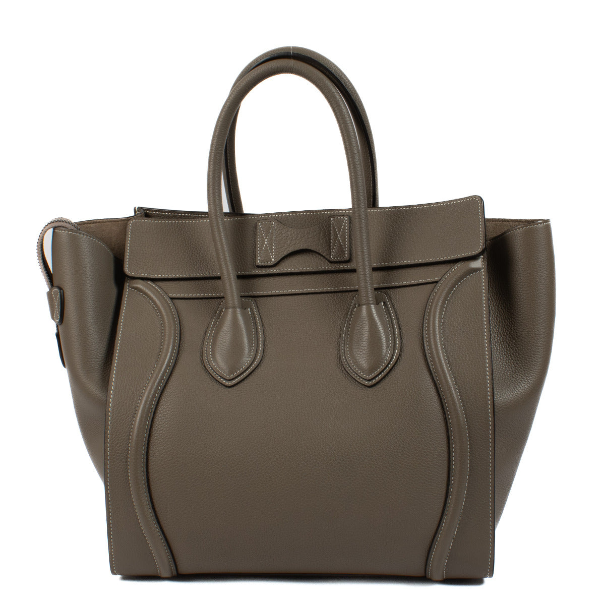 Are you looking for an authentic Celine Souris Drummed Calfskin Mini Luggage Bag? We buy and sell your preloved and brand new designer bags.