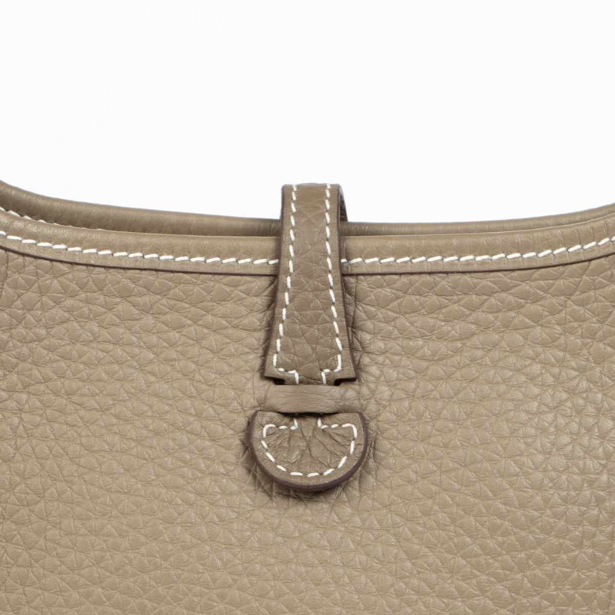 Authentic pre-loved Hermès Evelyne 16 Etoupe Sangle Cavale PHW on Labellov.com