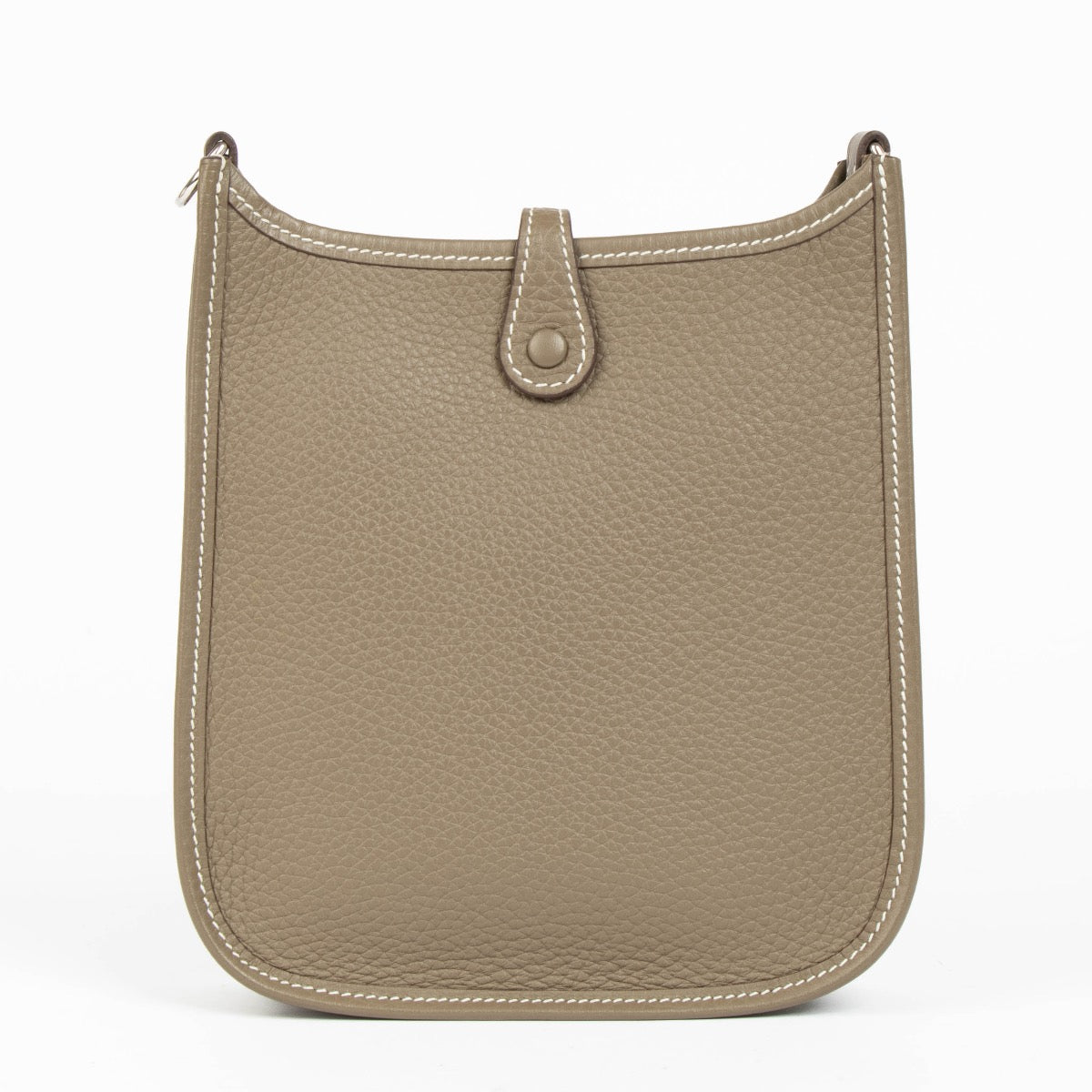 Authentic pre-loved Hermès Evelyne 16 Etoupe Sangle Cavale PHW on Labellov.com