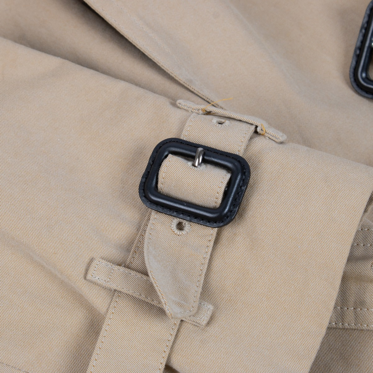 Trench-coat court Burberry beige miel - Taille FR42