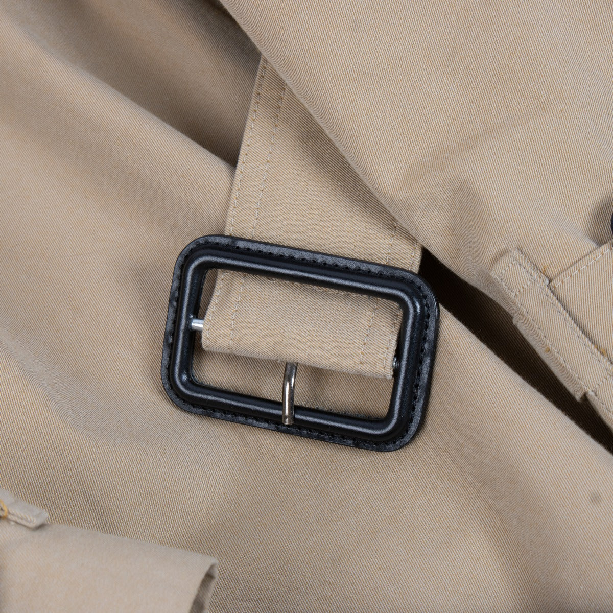 Trench-coat court Burberry beige miel - Taille FR42