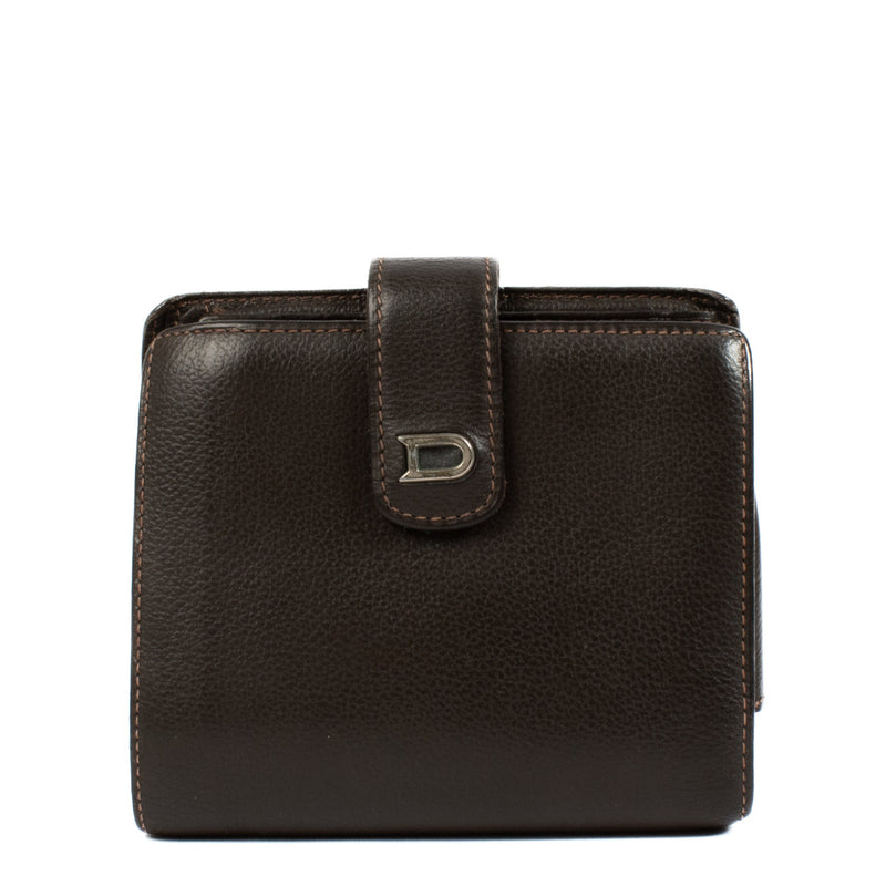 Delvaux Brown Dinar Wallet