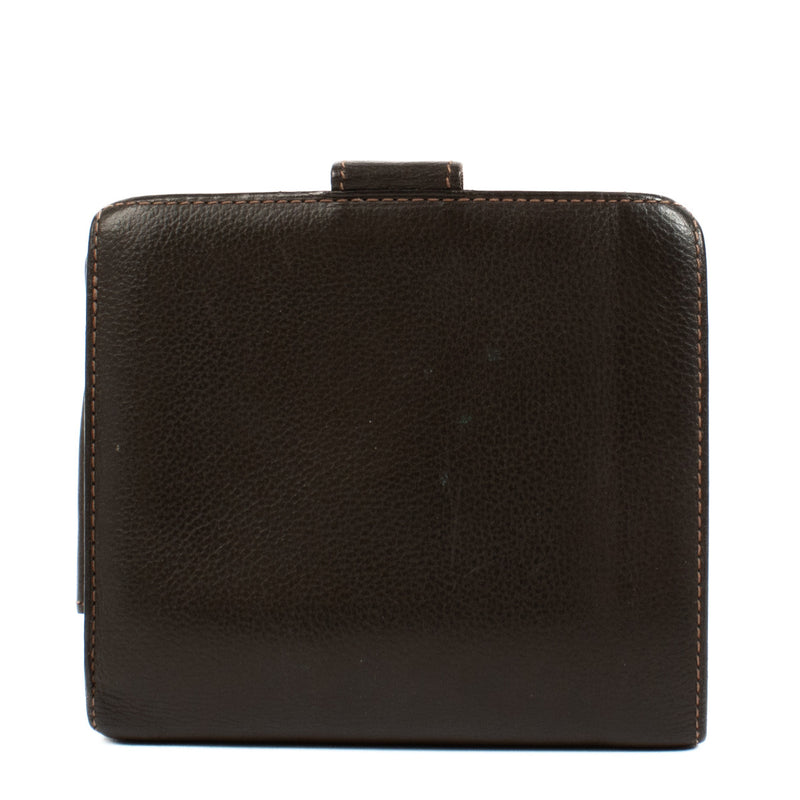 Delvaux Brown Dinar Wallet