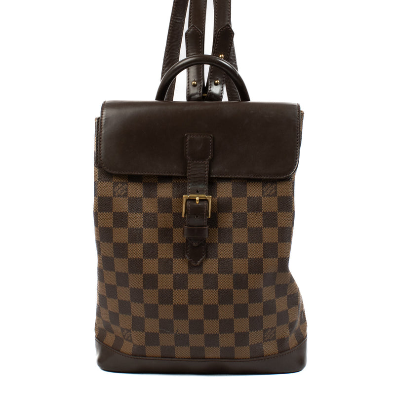 Louis Vuitton Damier Ebene Soho Backpack