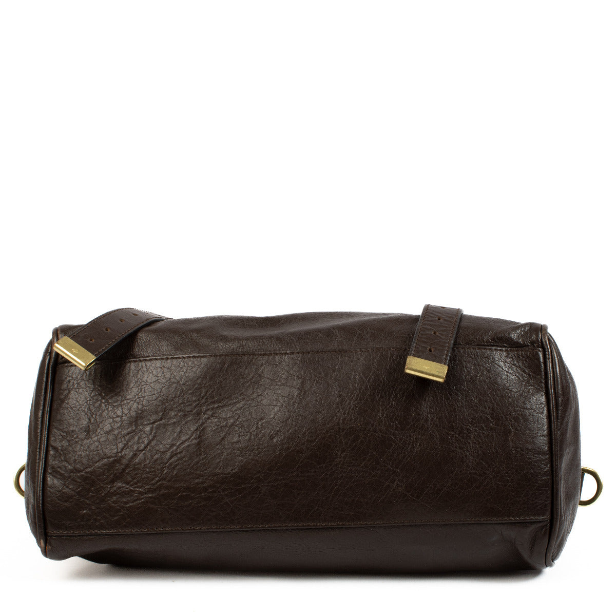 Sac cartable Alexa en cuir marron Mulberry