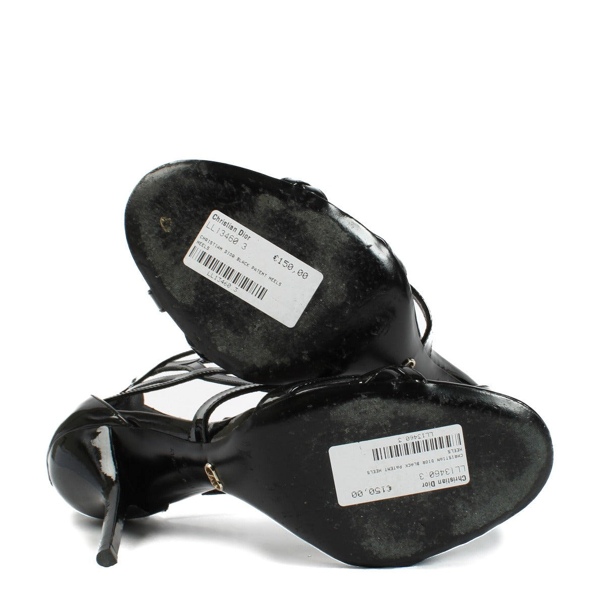 Shop 100% authentic secondhand Christian Dior Black Patent Heels - Size 38 1/2 on Labellov.com