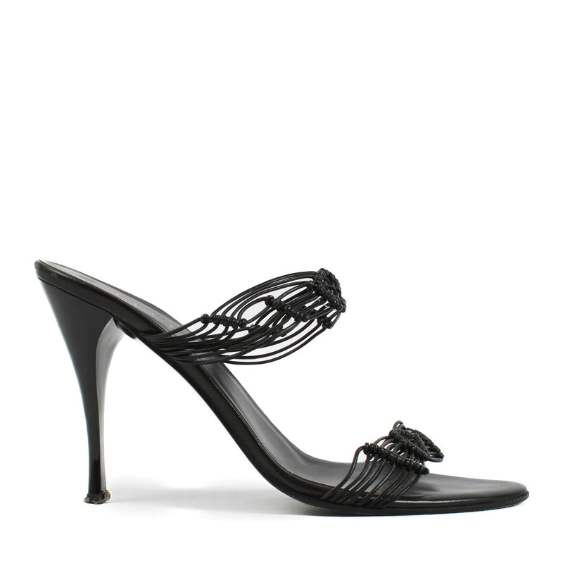 Gucci Black Lace Heels - Size 38
