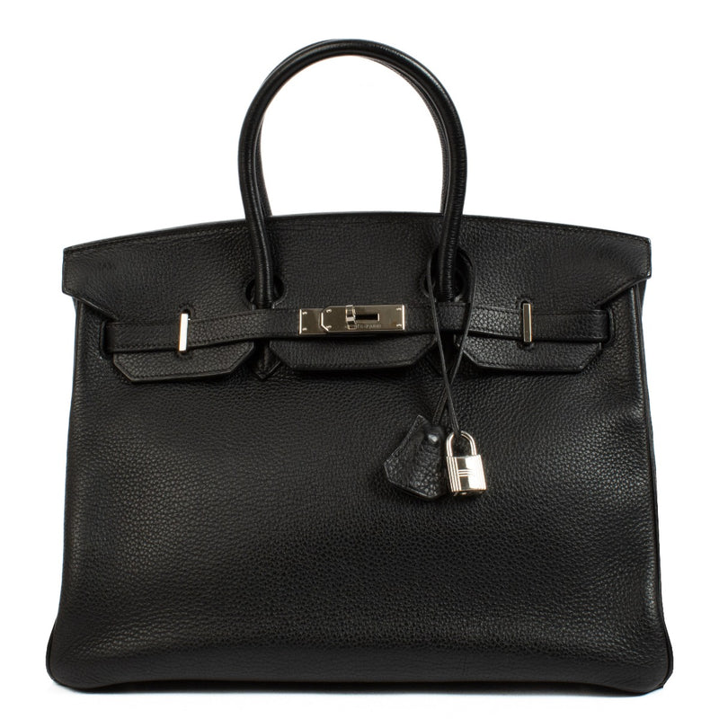 Hermès 2002 Birkin 35 Black Togo PHW