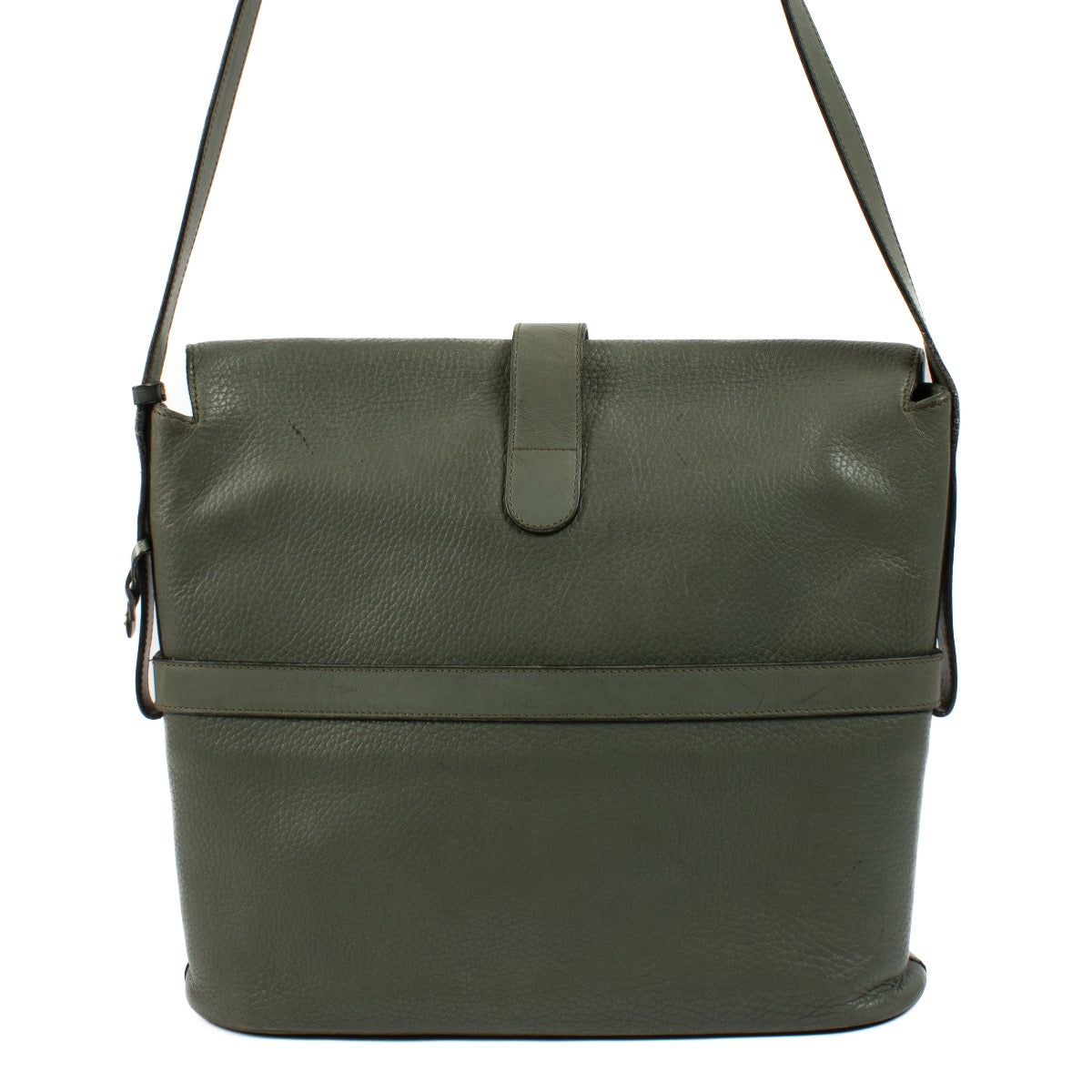 shop 100% authentic second hand Delvaux Vintage Green Crossbody Bag on Labellov.com