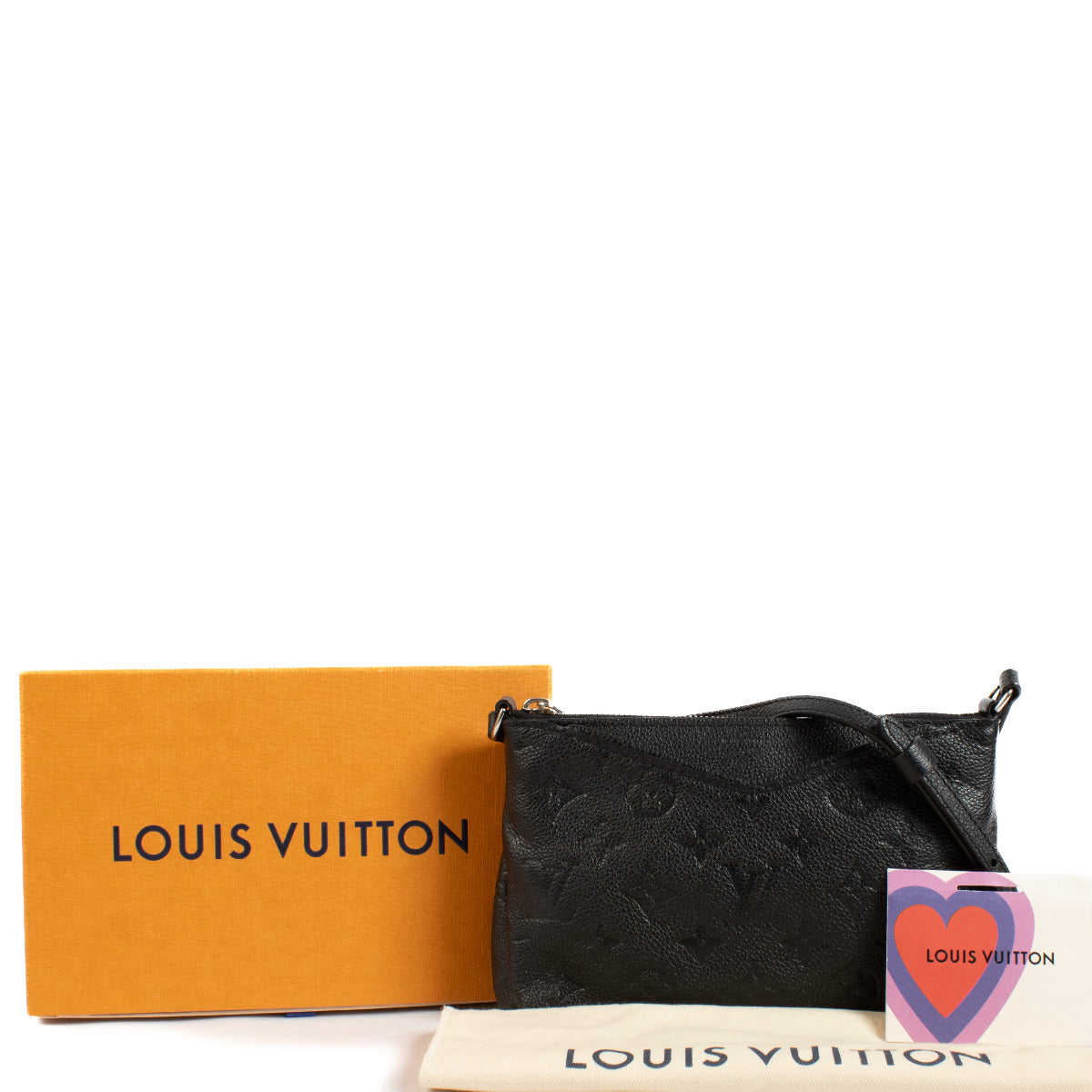 Louis Vuitton Black Monogram Empreinte Pallas Bag