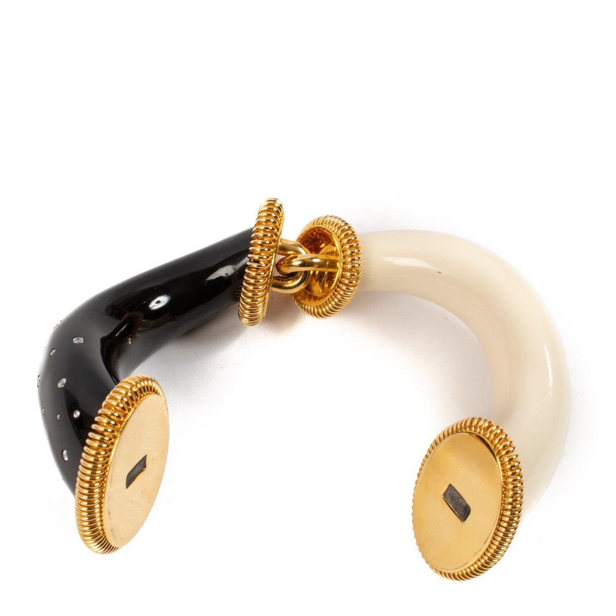 shop 100% authentic second hand Louis Vuitton 2008 Black/White Bangle Bracelet on Labellov.com