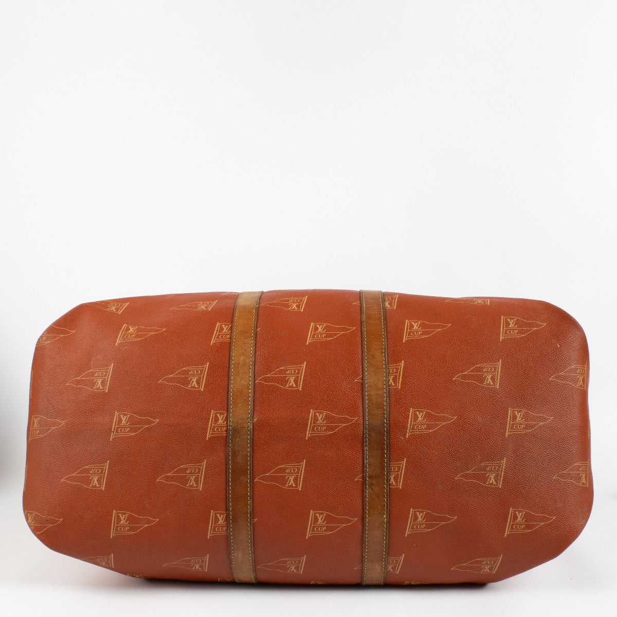 Louis Vuitton 1995 LV America's Cup Rode Canvas Keepall 60 Tas