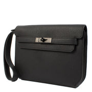 Shop iconic authentic second hand Hermès Kelly Dépêches 25 Monochrome on www.labellov.com