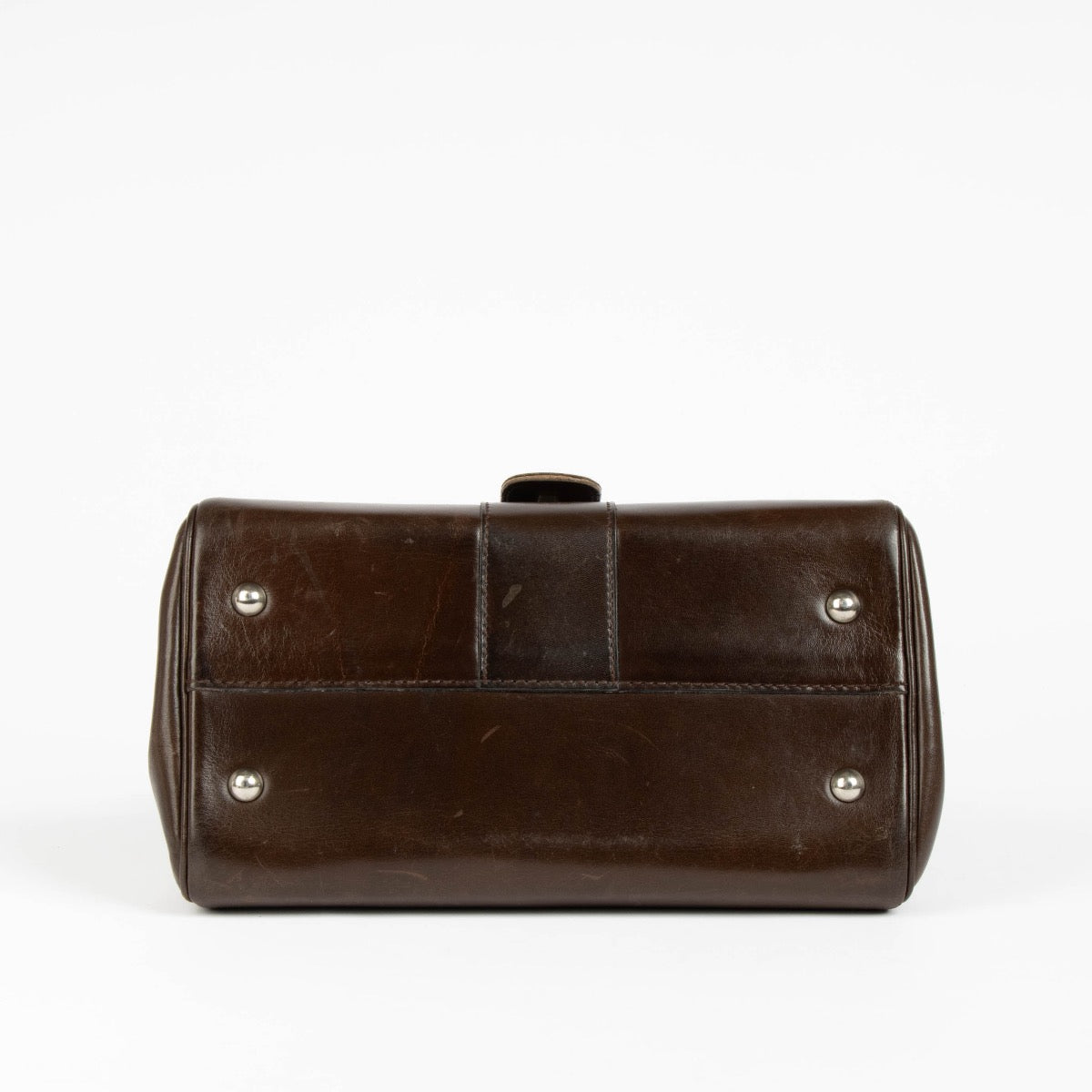 Authentic pre-loved Delvaux Brown Leather Brillant PM Bag on Labellov.com