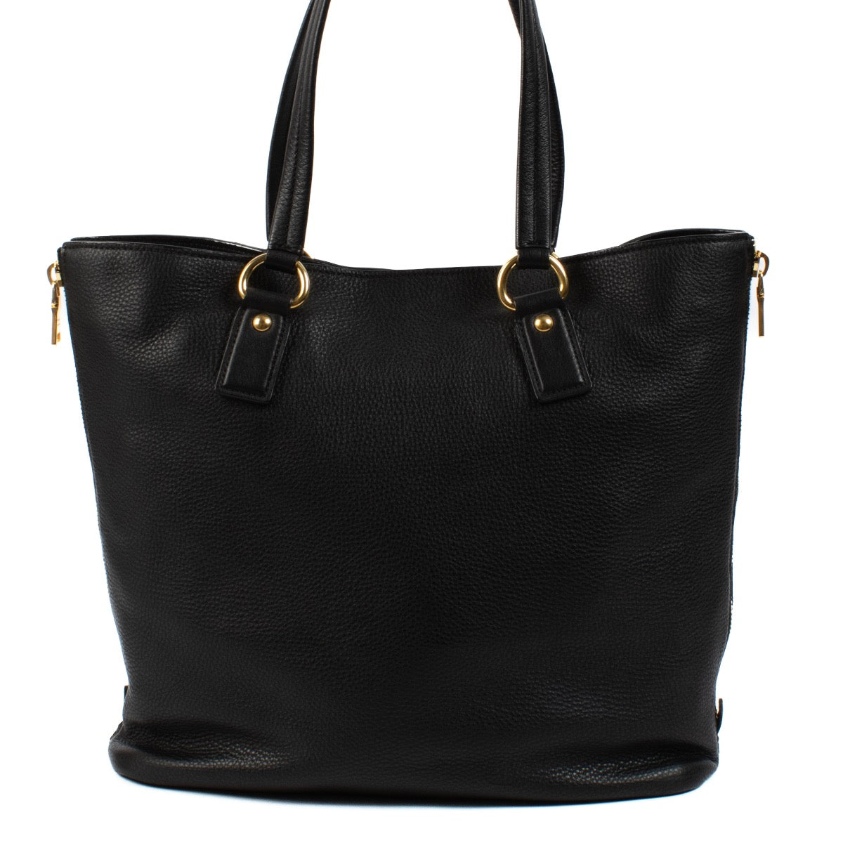 Shop safe online at Labellov in Antwerp, Brussels and Knokke this 100% authentic second hand Prada Black Leather Shopper Shoulder Bag. Veilig online tweedehands Prada Black Leather Shopper Shoulder handtas kopen bij Labellov.
