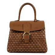 Buy authentic second hand Delvaux Brown Calf Leather MM Arsenal Brillant at Labellov.com
