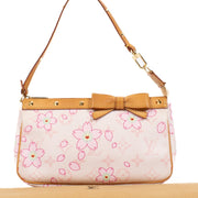 100% authentic pre loved Louis Vuitton Pink Cherry Blossom Murakami Pochette on Labellov.com